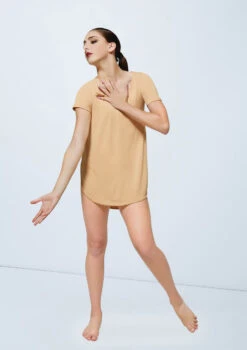 Weissman Oversized Favorite Tee Dress -Dance Costume Store D10565 newnude 736 77060.1678890769