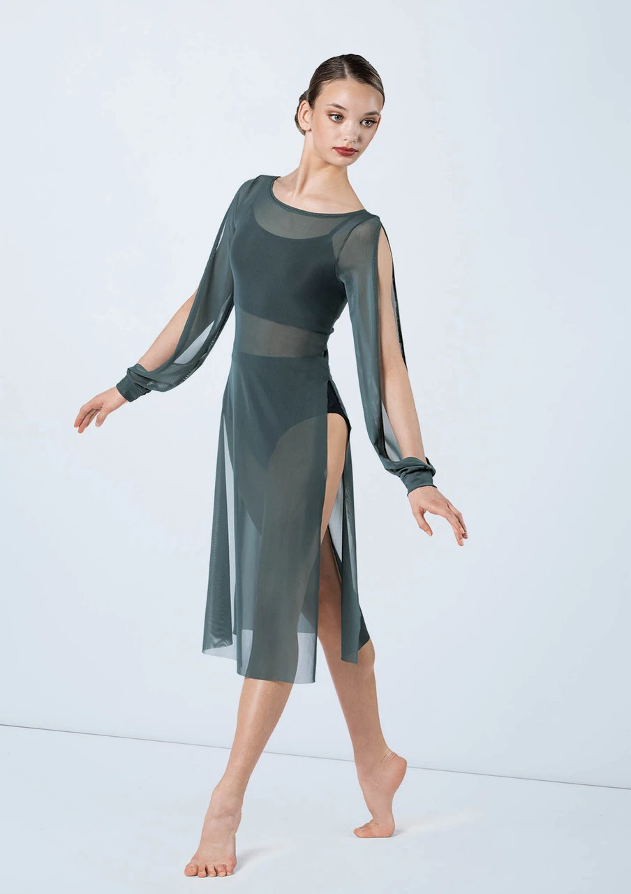 Weissman Spliced Blouson Overdress 1 Weissman Spliced Blouson Overdress