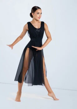 Weissman Baby Hold On -Dance Costume Store D13004 black 119 23885.1678890883