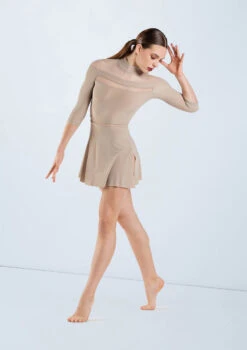 Weissman Matte Jersey Shift Dress 6 Weissman Matte Jersey Shift Dress -Dance Costume Store D13032 latte 736 93556.1648857015