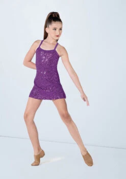 Weissman Sequin Camisole Dress 8 Weissman Sequin Camisole Dress -Dance Costume Store D13183 electricpurple 731 81671.1678890901