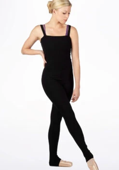 Mirella Body Warm Up Suit -Dance Costume Store MIM1102 MAINT BLK T 58999.1698809404