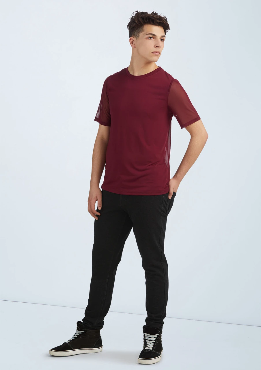 Weissman Boys Mesh Back Shirt 2 Weissman Boys Mesh Back Shirt - Image 2