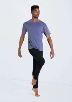 Weissman Boys Mesh Back Shirt 14 Weissman Boys Mesh Back Shirt -Dance Costume Store MJ10960 slateblue AH10781 405 15743.1695468579