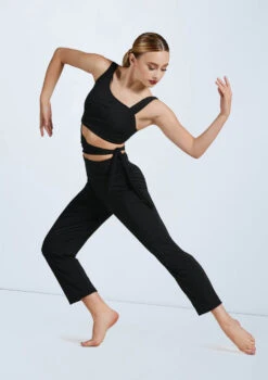 Weissman Cropped Cutout Jumpsuit -Dance Costume Store MJ11547 black 160449 74033.1698450384