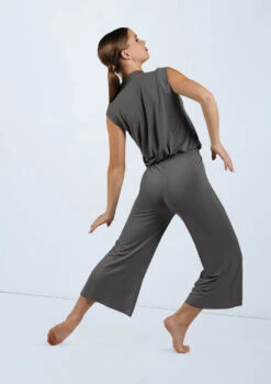 Weissman Snap Front Jumpsuit 6 Weissman Snap Front Jumpsuit -Dance Costume Store MJ11818 gray 1665 73096.1678891007