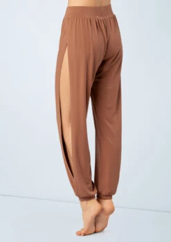 Weissman Spliced Jogger Pants -Dance Costume Store MJ12237 warmsand 2571 54271.1678891023