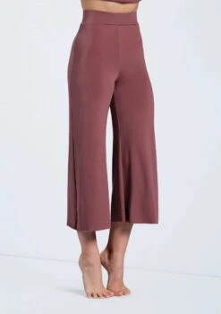 Weissman Matte Jersey Culottes -Dance Costume Store MJ12791 rosewood 04 39265.1678891071