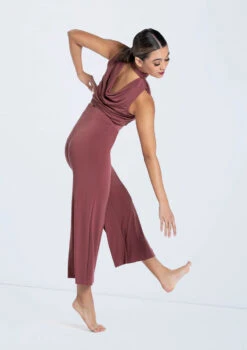 Weissman Matte Jersey Cowl Crop Top 7 Weissman Matte Jersey Cowl Crop Top -Dance Costume Store MJ13035 rosewood MJ12791 rosewood 523 27027.1698840483