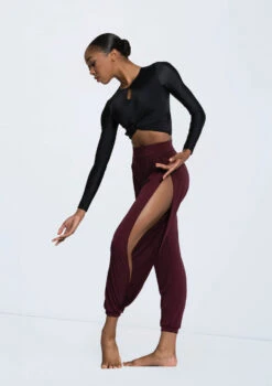 Weissman Twist Front High-Low Top 11 Weissman Twist Front High-Low Top -Dance Costume Store MJ13068 black MJ12237 raisin 10798 49499.1678891088
