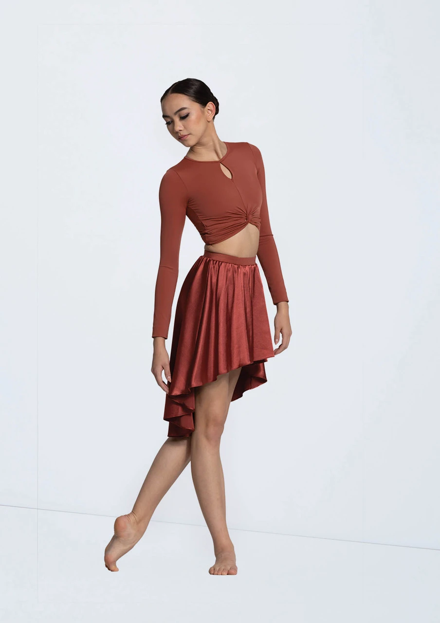 Weissman Twist Front High-Low Top 2 Weissman Twist Front High-Low Top - Image 2