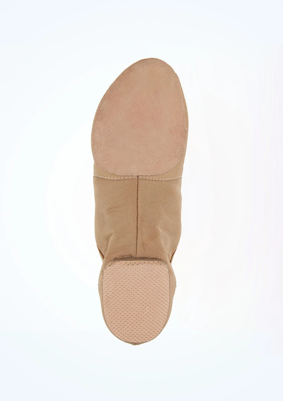 Move Illusion Split Sole Jazz Shoe - Tan 4 Move Illusion Split Sole Jazz Shoe - Tan - Image 4