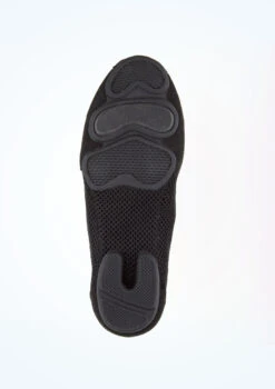 Move Dance Premium Sneaker Style Split Sole Jazz Shoe -Dance Costume Store MOJ0014 BLK SOLEM BLK 72496.1678928513