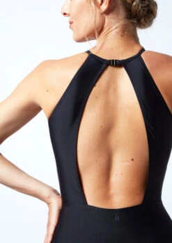 Move Dance Valentina High Neck Leotard -Dance Costume Store MOL0805 BLK CLOSE UP BACK 1 14447.1678884307