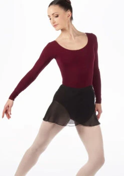 Move Dance Chloe Wrap Dance Skirt -Dance Costume Store MOR0006 MAINT BLK T 77219.1695433071