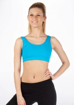 Move Dance Katie Bra Top -Dance Costume Store MOZ0227 CROP2 BLU 74535.1678884893