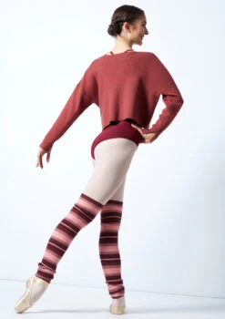 Move Dance Charm Ribbed Knit Cropped Dance Jumper -Dance Costume Store MOZ0709 RASP BACK 1 48995.1678885104