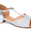 Move Dance Lyri Ballroom And Latin Shoe 1" - Silver