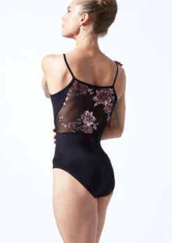 Move Dance Petal Floral Camisole Leotard -Dance Costume Store MO L0631 BLK BACK 1T 58960.1696980512