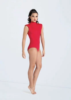 Weissman Strong Shoulder Leotard -Dance Costume Store MT13224 red 1565 66167.1698840510