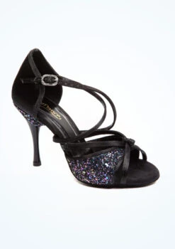 PortDance Protea Salsa & Tango Shoe 3" - Black -Dance Costume Store PS80175BLK MAIN BLK T 90533.1690548976