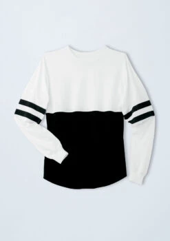 Weissman Oversized Color Block Top 10 Weissman Oversized Color Block Top -Dance Costume Store PT10418 white 11593 37437.1678891423