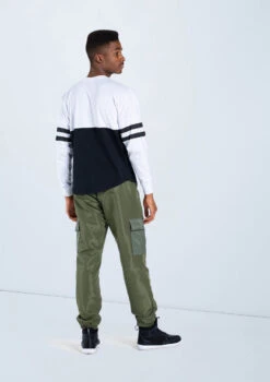 Weissman Boys Cargo Joggers -Dance Costume Store PT10418 white AH12620 olive 300 89887.1678890677