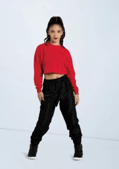 Weissman Cropped Long Sleeve Tee 8 Weissman Cropped Long Sleeve Tee -Dance Costume Store PT12726 red AH12406 black 7601 72059.1678891438