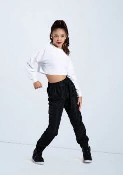 Weissman Cropped Long Sleeve Tee 10 Weissman Cropped Long Sleeve Tee -Dance Costume Store PT12726 white AH12406 black 7643 89378.1678891438