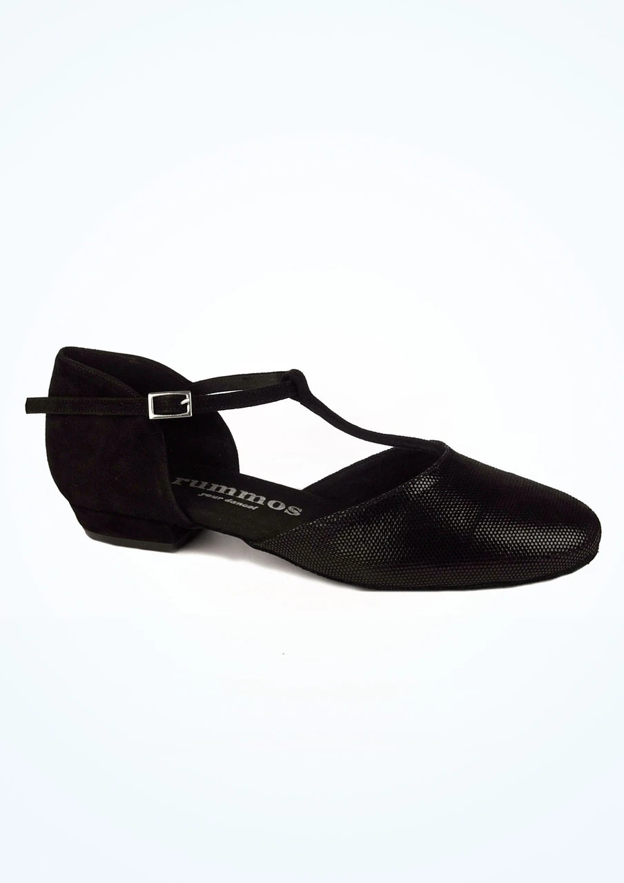 Rummos Carol Ballroom & Latin Shoe 0.75" - Black 4 Rummos Carol Ballroom & Latin Shoe 0.75" - Black - Image 4