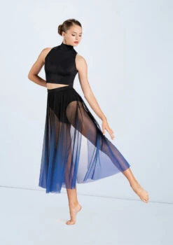 Weissman Ombre Mesh Maxi Skirt -Dance Costume Store S12372 royal 1291748 29616.1678891465