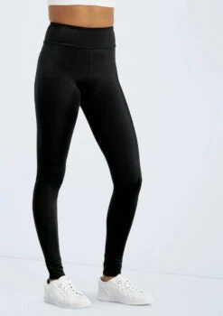 Weissman Lustre High-Waist Leggings -Dance Costume Store SH11069 black 014 55938.1689299508