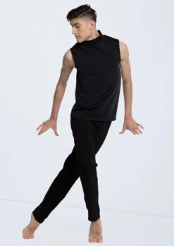 Weissman Boys Fitted Tank -Dance Costume Store SH12430 black 2057t 77709.1698840527