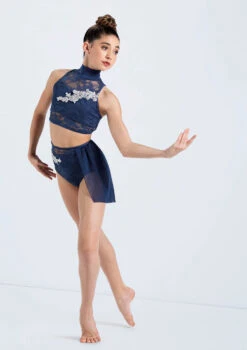 Weissman Turning Page -Dance Costume Store SL11786 navy 170 12316.1698450587