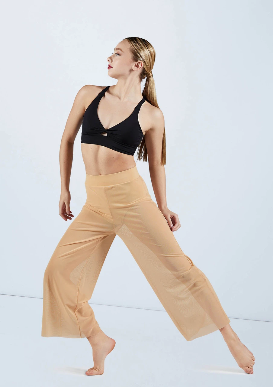 Weissman Mesh Culotte Pants 2 Weissman Mesh Culotte Pants - Image 2
