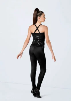 Weissman Sequin Adjustable Strap Top 7 Weissman Sequin Adjustable Strap Top -Dance Costume Store SQ13184 black 2134 74015.1692404276