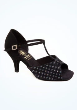 Supadance Lila Dance Shoe 2.5" - Black -Dance Costume Store SU1529 MAIN BLK T 97832.1695685143