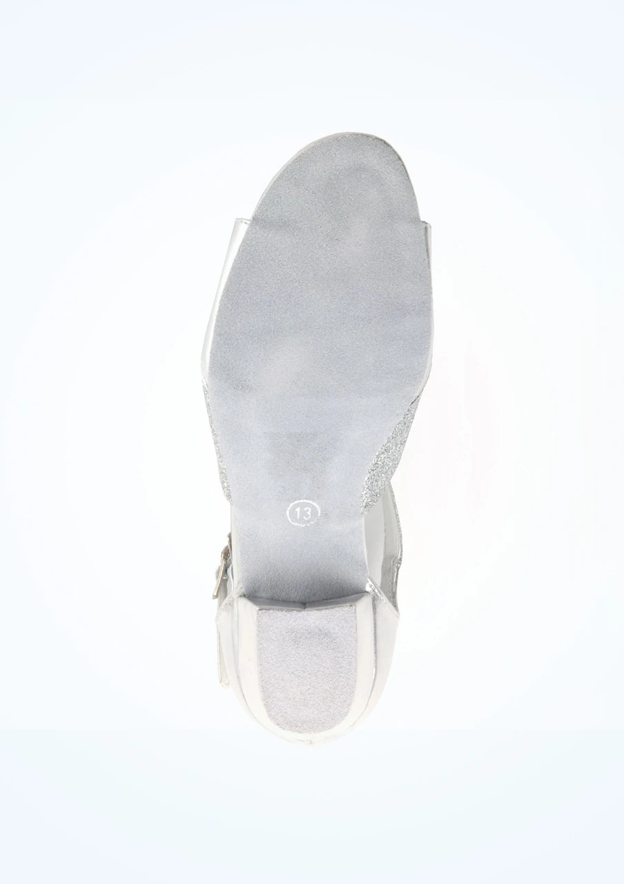 Tappers And Pointers Amber Ballroom Shoe 1 2" - Silver 3 Tappers And Pointers Amber Ballroom Shoe 1 2" - Silver - Image 3