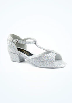 Tappers And Pointers Chelsea Ballroom Shoe 1 2" - Silver -Dance Costume Store TACHELSEA MAIN SLV T 02242.1694687327