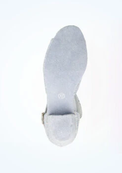 Tappers And Pointers Chelsea Ballroom Shoe 1 2" - Silver -Dance Costume Store TACHELSEA SOLEM SLV 65643.1678886282