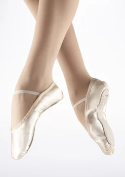Tappers & Pointers Full Sole Satin Ballet Shoe - Ivory 5 Tappers & Pointers Full Sole Satin Ballet Shoe - Ivory -Dance Costume Store TAISSS MAIN IVO T 01961.1698812044