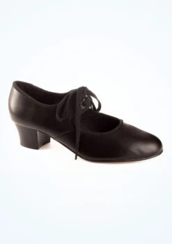 Tappers & Pointers Cuban Heel Tap Shoe - Black -Dance Costume Store TAPTCPB MAIN BLK T 14856.1698812043
