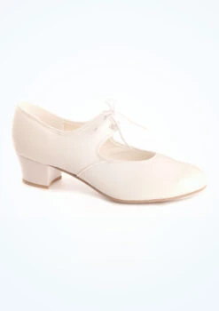 Tappers & Pointers Cuban Heel Tap Shoes - White -Dance Costume Store TAWPT MAIN WTE T 97528.1698812044