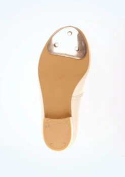 Tappers & Pointers Low Heel Tap Shoes - White -Dance Costume Store TAWPT SOLE WTE 46670.1678886447