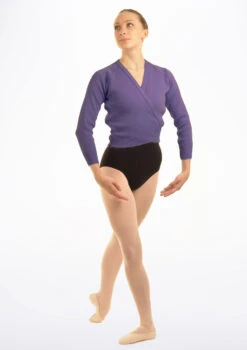 Tappers & Pointers Knit Ballet Wrap -Dance Costume Store TAXCLS MAIN PUR 49593.1678886458