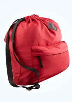 Tendu Luxury Satin-Look Drawstring Bag -Dance Costume Store TET1059 RED FRONT 1 25315.1678886551