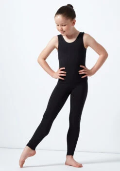 Alegra Tasha Girls Sleeveless Catsuit 5 Alegra Tasha Girls Sleeveless Catsuit -Dance Costume Store al c5225 alegra tasha girls sleeveless catsuit black front T 47326.1690534006