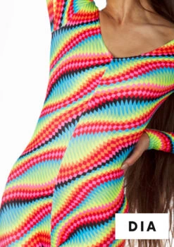 Alegra Girls Patterned Blaine Catsuit 33 Alegra Girls Patterned Blaine Catsuit -Dance Costume Store al c5290 p alegra girls patterned blaine catsuit colour swatch no6 29130.1678871783