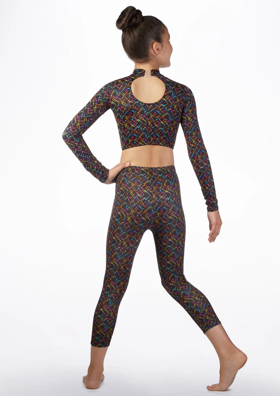 Alegra Girls Patterned Crop Leggings 1 Alegra Girls Patterned Crop Leggings