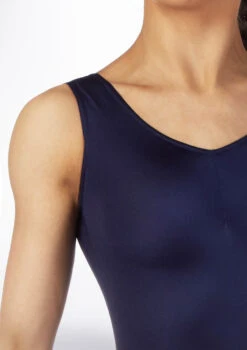 Alegra Shiny Maris Dance Crop Top -Dance Costume Store al s0264 alegra shiny maris dance crop top blue colour swatch 95226.1678878188